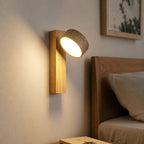 Applique murale design en bois & travertin