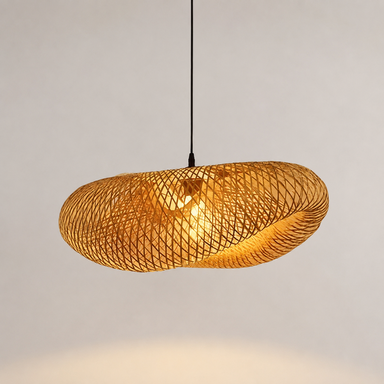Suspension scandinave en bambou 38 cm