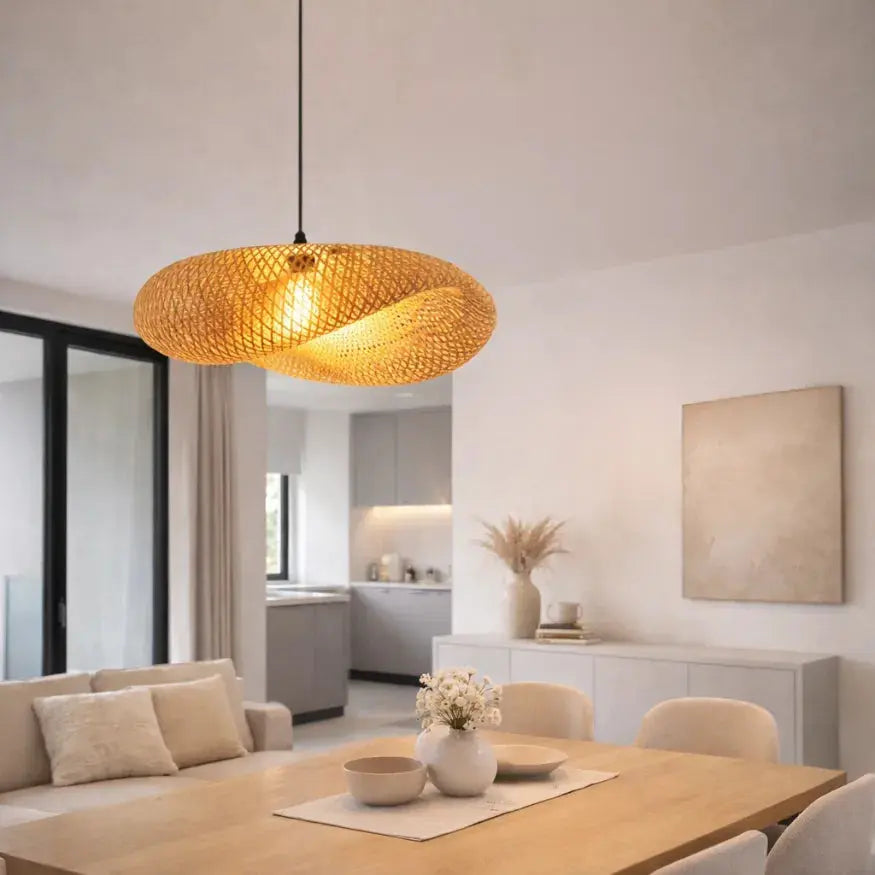 Suspension scandinave en bambou 38 cm