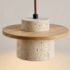 Suspension scandinave en travertin 20 cm